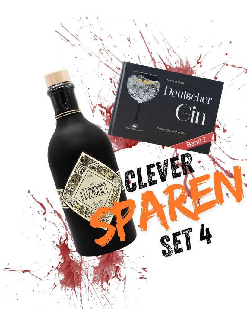 Clever Sparen Set 4 The Illusionist Gin + Das Gin Buch Band 2