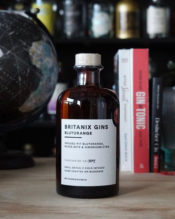 Britanix Gin Blutorange - Deutschergin - Britanix Gin