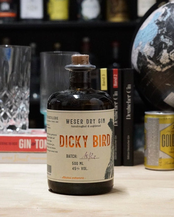 Dicky Bird Weser Dry Gin - Deutschergin - 4270003002509 - Strandwetter Destillerie