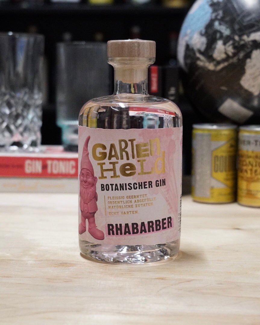 Gartenhelden Gin „Rhabarber“| Ist einer der besten Deutschen Gins. | Zum  Shop. —
