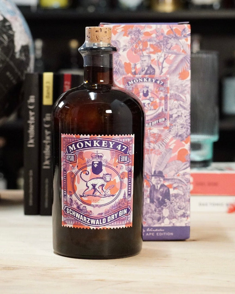 新品MONKEY 47 A BATHING APE EDITION 500ml BAPE Collaborates With Monkey 47 on Lifestyle Capsule | Hypebae